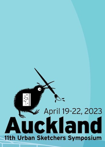 Symposium logo for Aukland, New Zealand