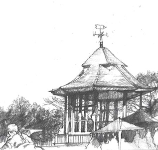 bandstand at the Horniman Museum, London